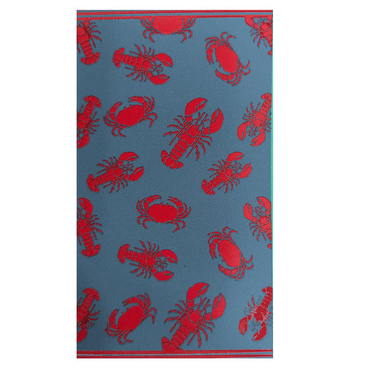 Member's Mark 100% Cotton Oversized Adult Beach Towel 40" x 72" Crustacean