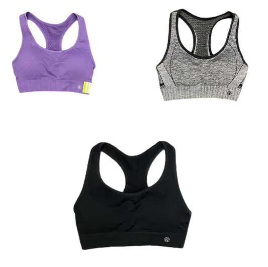 Marika Sport Women's Dry-Wik Knit Racerback Sports Bra W/ Removable Cups