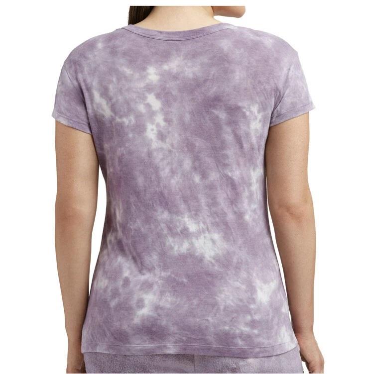 Member's Mark Women's Relaxed Fit Short Sleeve Luxe Tie Dye Tee T-Shirt