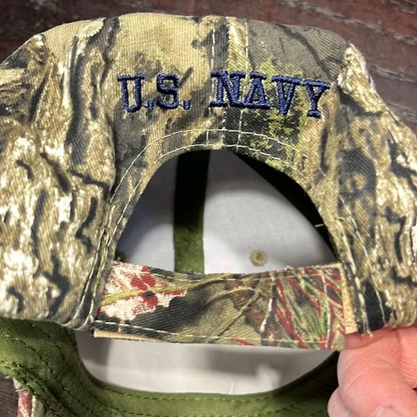 US Navy Anchor Licensed Mossy Oak Break-UP Country Camouflage Military Approved Ball Cap