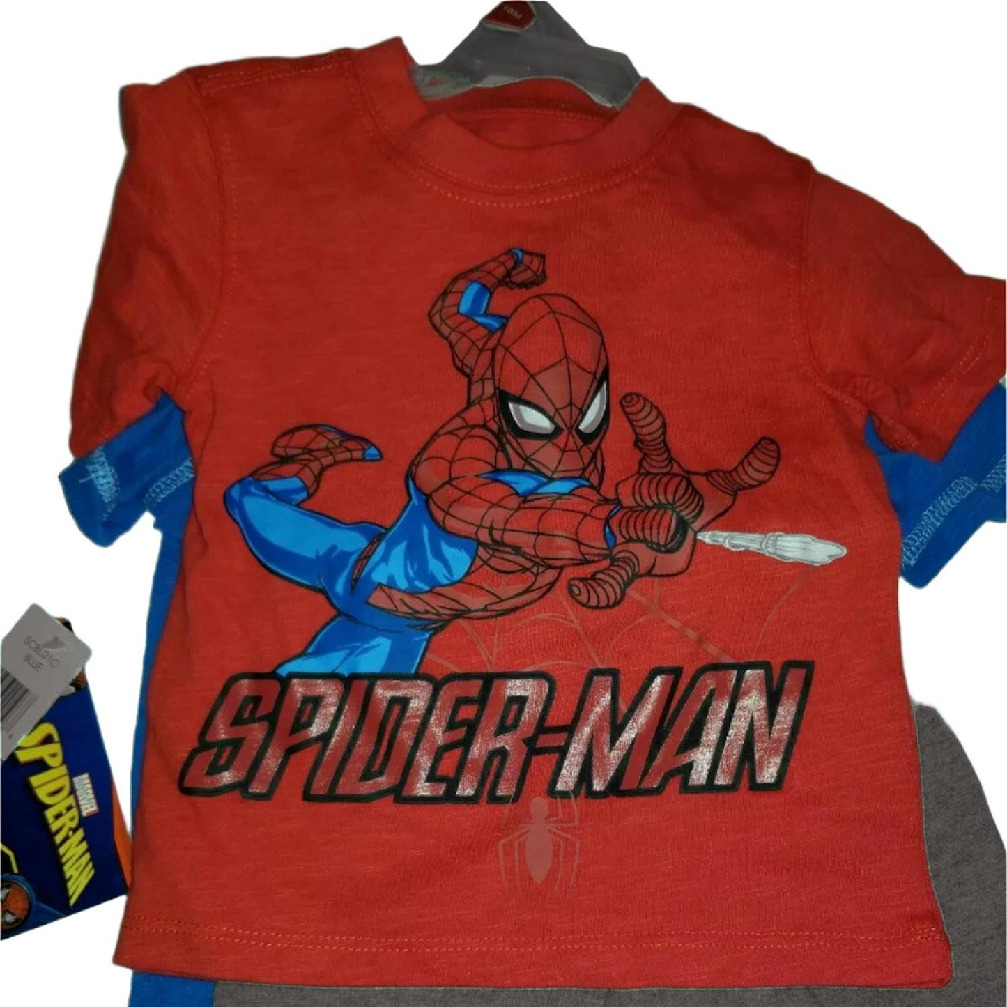 Marvel Boy's Spiderman 3 Pc Shorts Set 18M