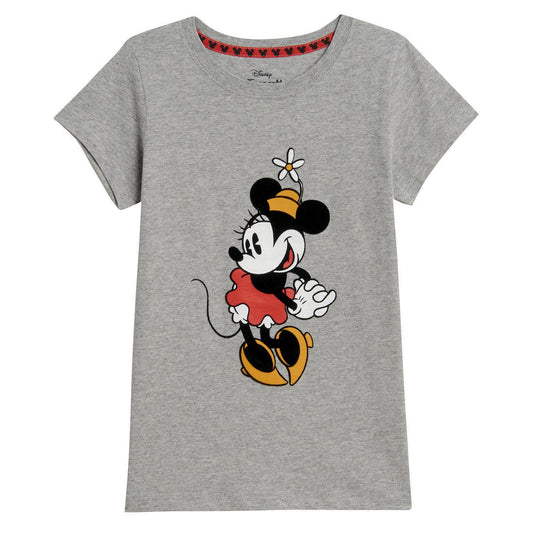 Disney Minnie Mouse Girl's Short Sleeve Graphic T-Shirt