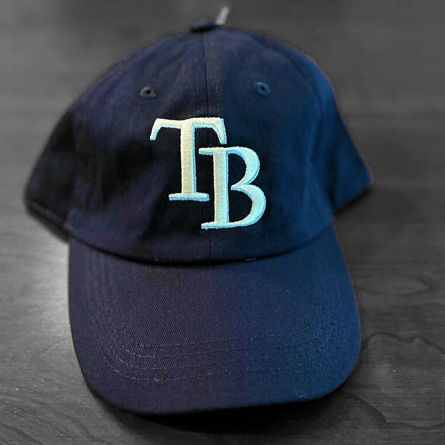 Tampa Bay Rays TB Navy Blue Adjustable Strapback Kids Youth Baseball Cap Hat