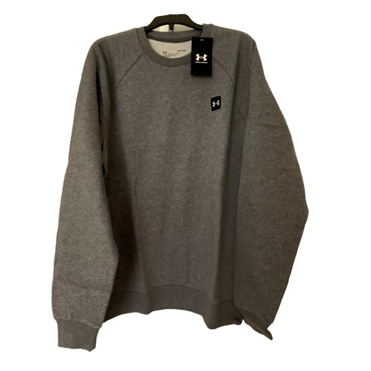 Under Armour Men's UA Rival Fleece Logo Crewneck Sweatshirt Gray XXL