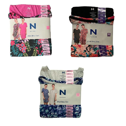N Natori Women's Spring Essentials 2PK Sleepshirt
