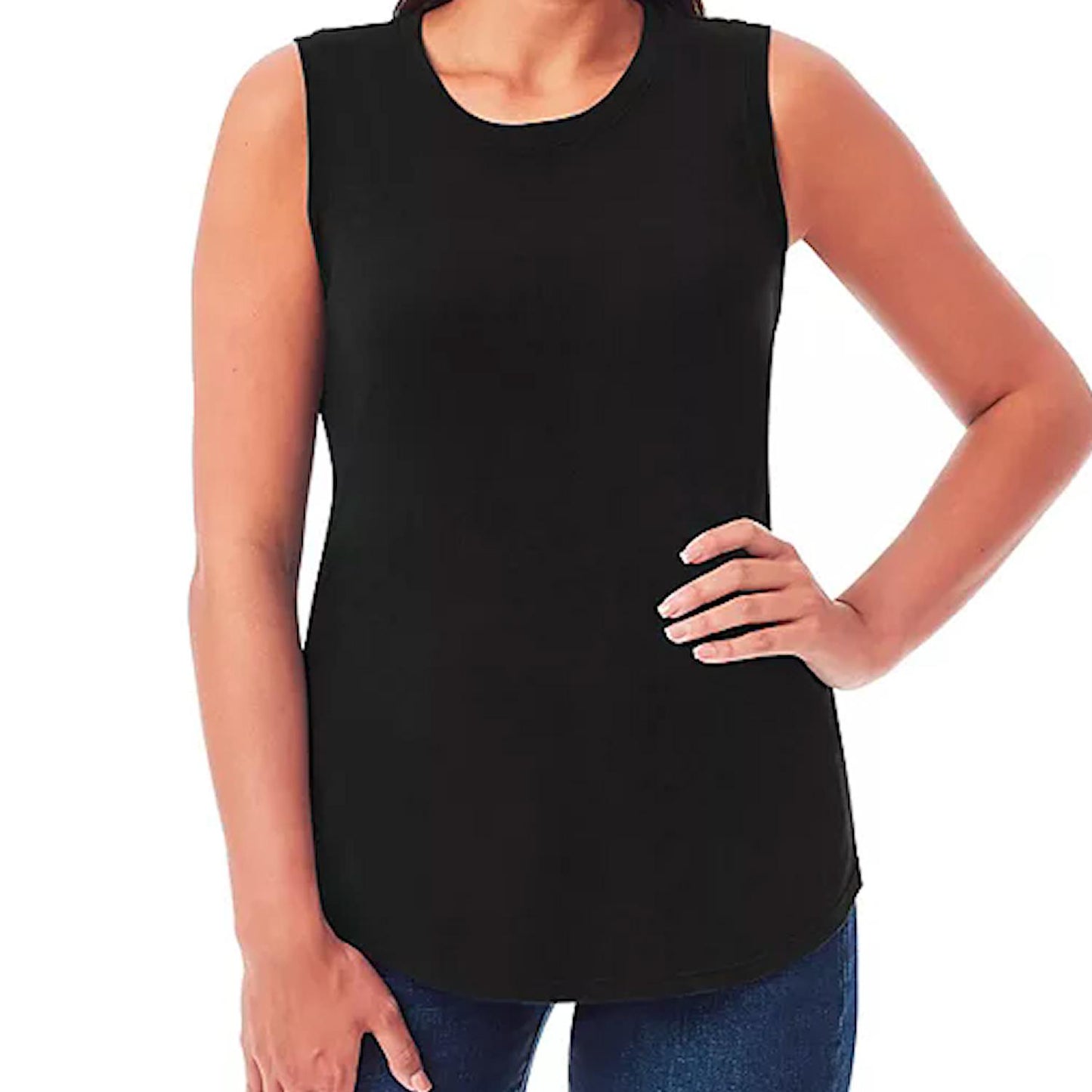 Member's Mark Women's Relaxed Fit Pima Cotton & Modal Essential Tank Top