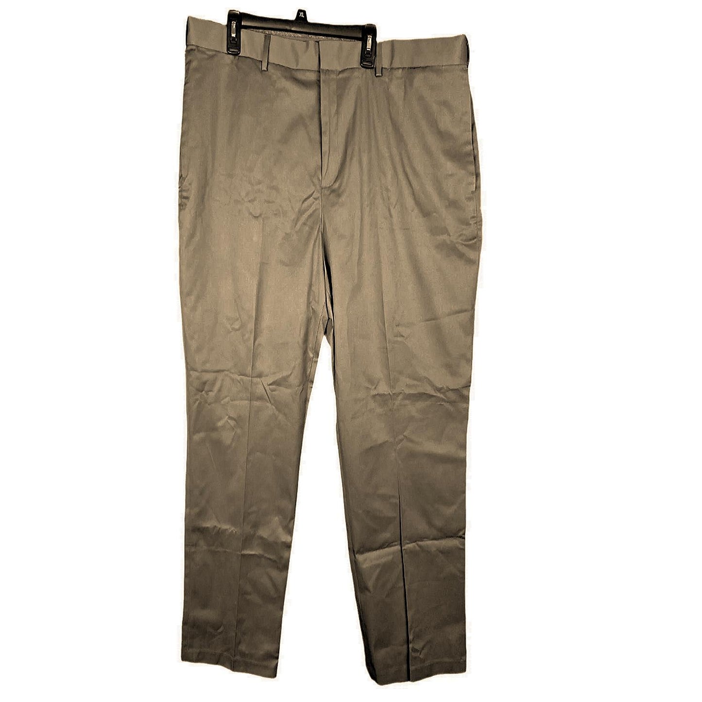 Perry Ellis Men's Portfolio Stretch Straight Leg Flex Flat Front Dress Pants