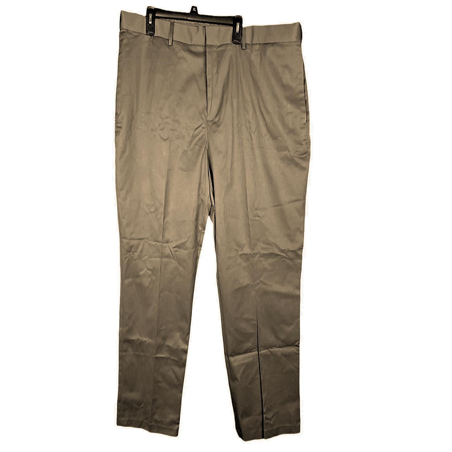 Perry Ellis Men's Portfolio Stretch Straight Leg Flex Flat Front Dress –  Central Outlets