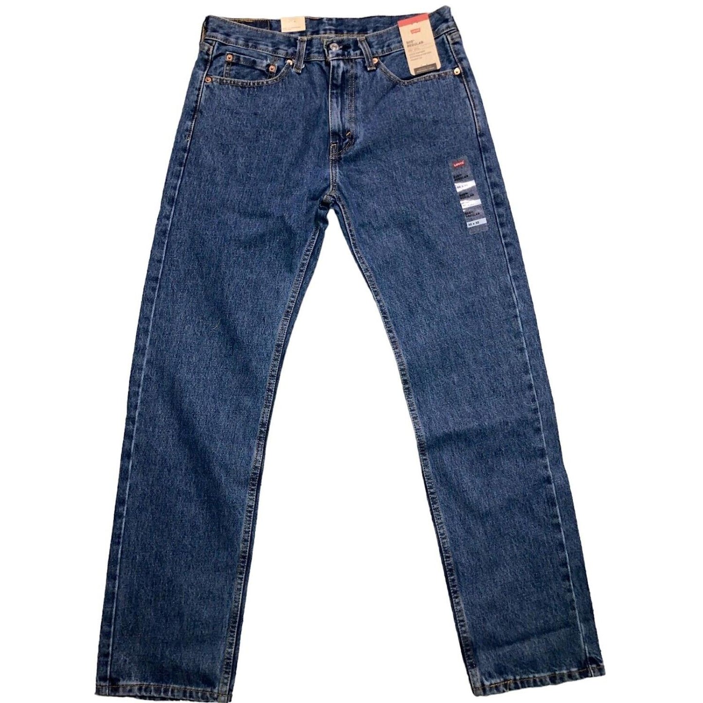 Levi's Men's 505 Regular Fit Jeans Medium Stonewash 32x32