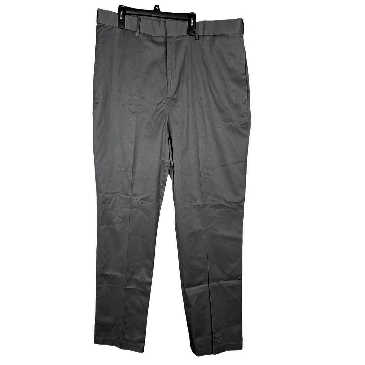 Perry Ellis Men's Portfolio Stretch Straight Leg Flex Flat Front Dress Pants