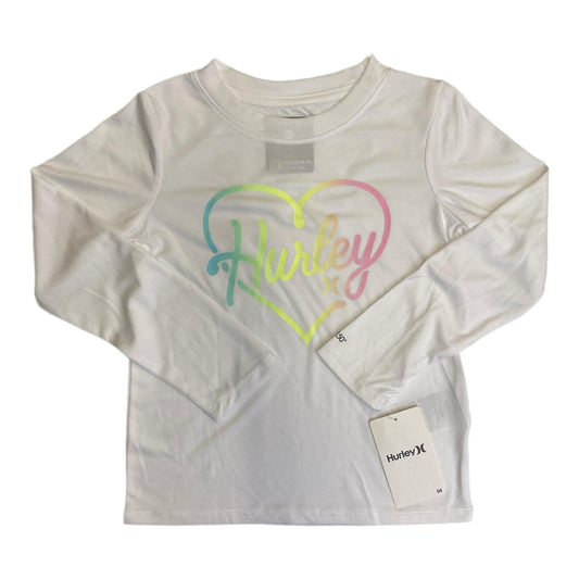 Hurley Girl's Long Sleeve Dri-Fit UPF 50+ Swim Shirt (5/6)