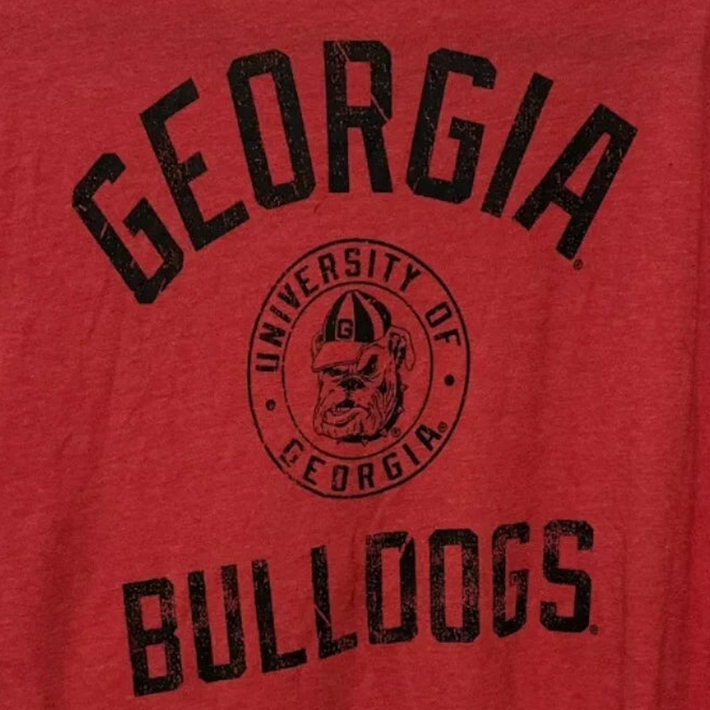 Champion Georgia Bulldogs Men’s T-Shirt Size XL - Front & Back Graphic Red XL