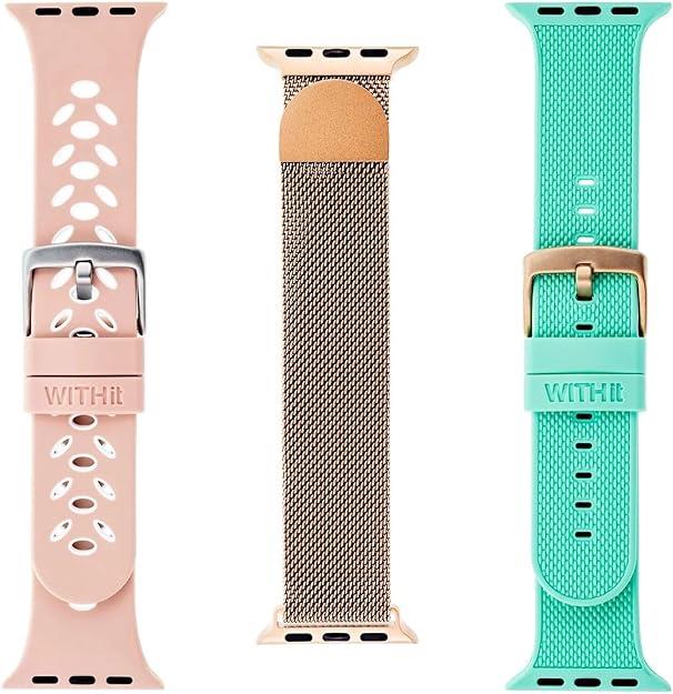 WITHit Bands for 38mm or 40mm Apple Watch, 3 Pack