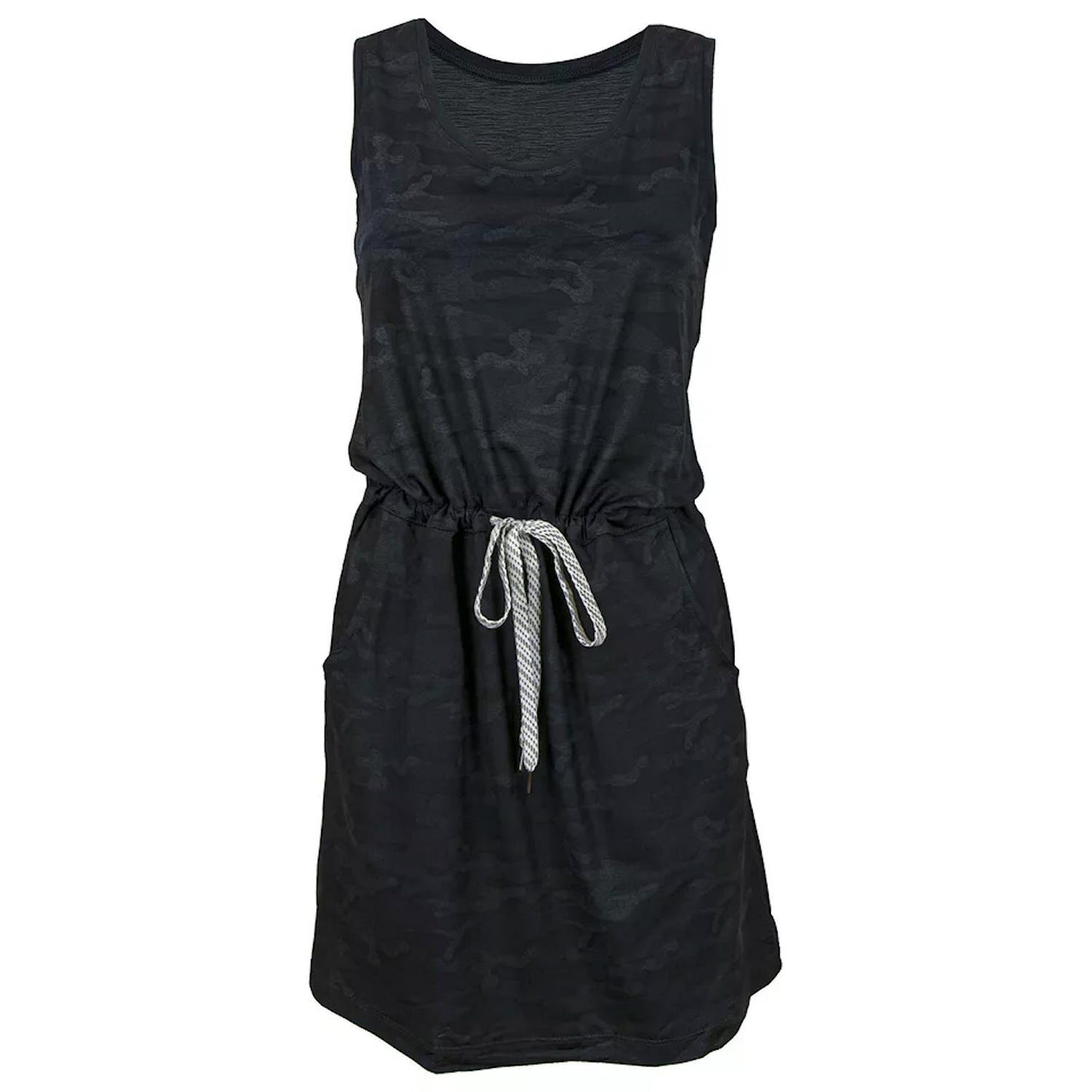 Member's Mark Women's Adjustable Drawstring Semi Fitted Sleeveless Favorite Soft Dress