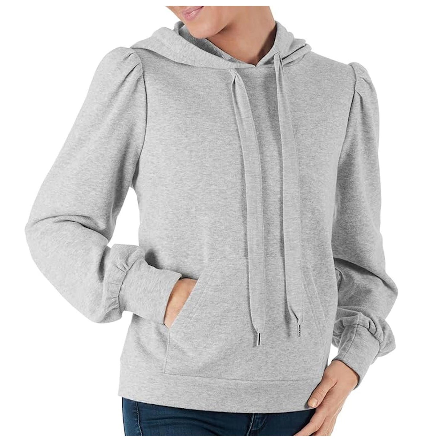 Member's Mark Ladies French Terry Puff Sleeve Fashion Hoodie