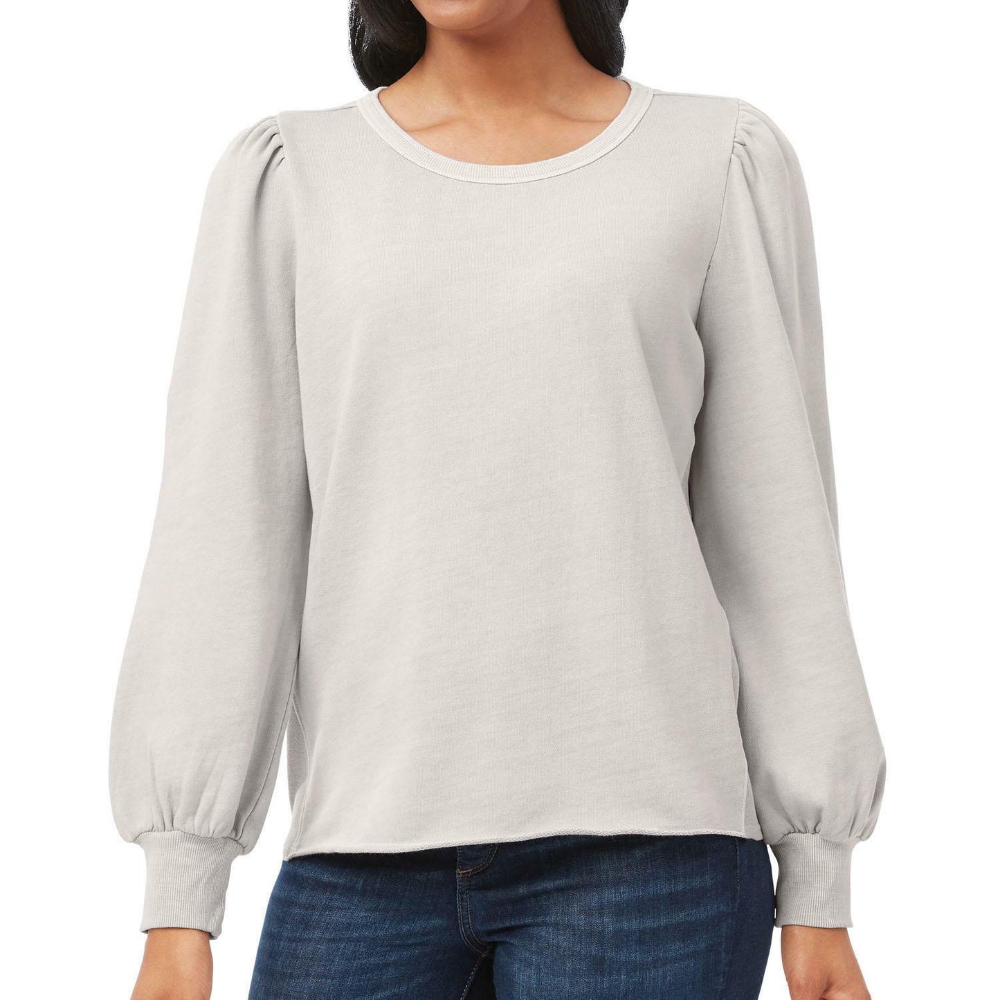 Member's Mark Women's French Terry Puff Sleeve Sweatshirt