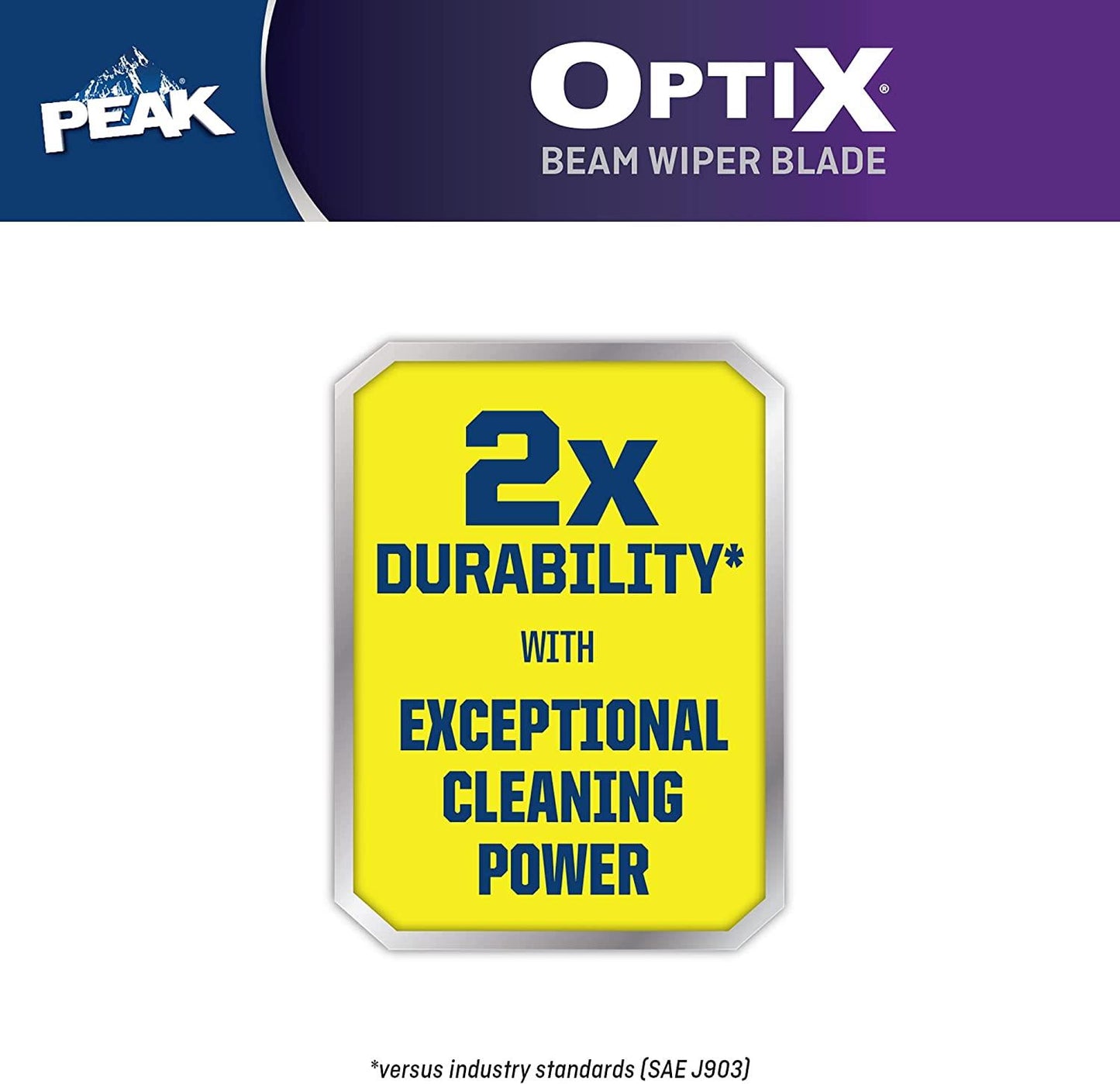 PEAK Optix Beam Wiper Blade, All-Weather Windshield Wiper Blade, Auto Replacement Part, 22", Pack of 1