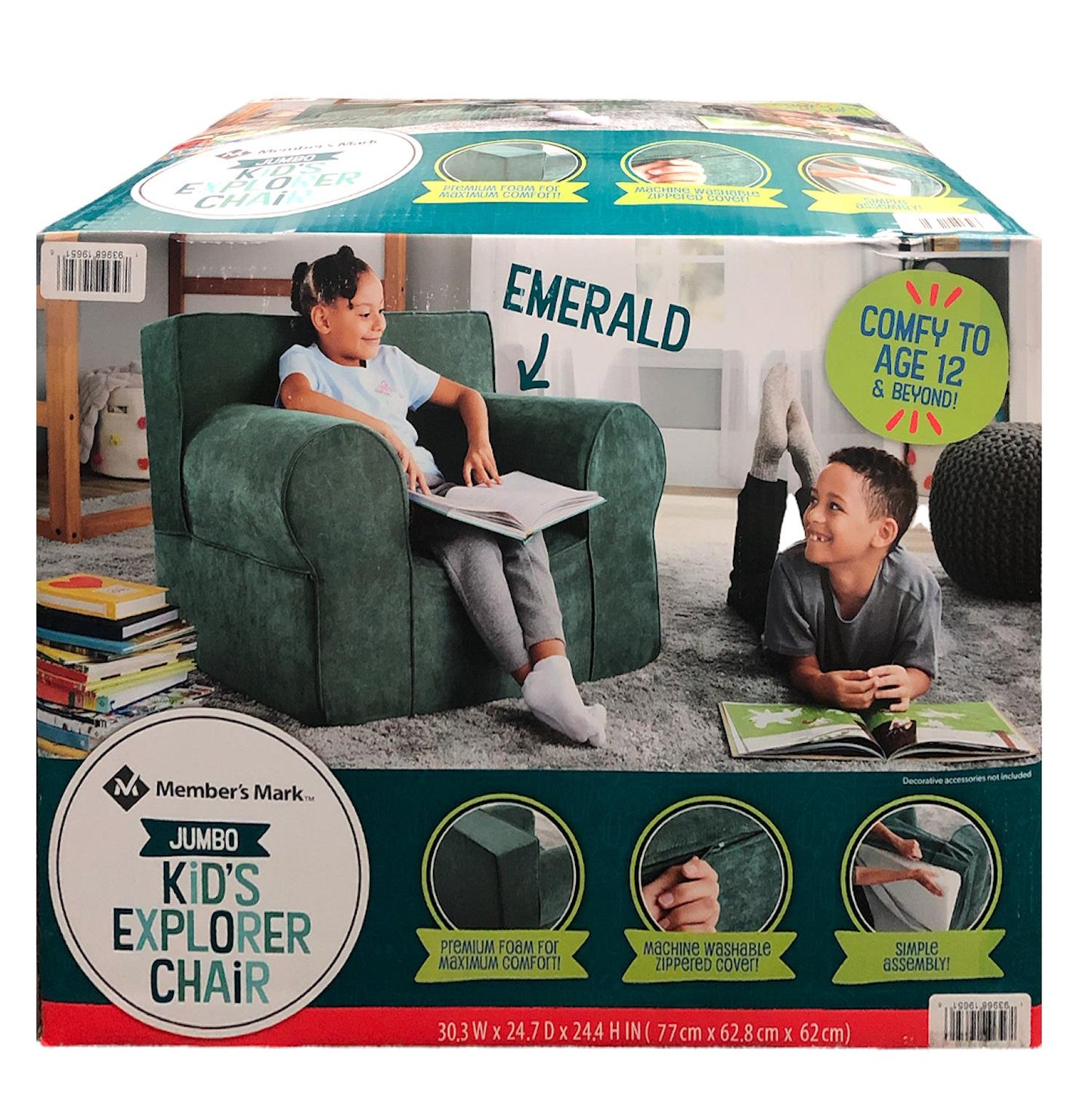 Member's Mark Jumbo Kids' Explorer Chair Choose Color