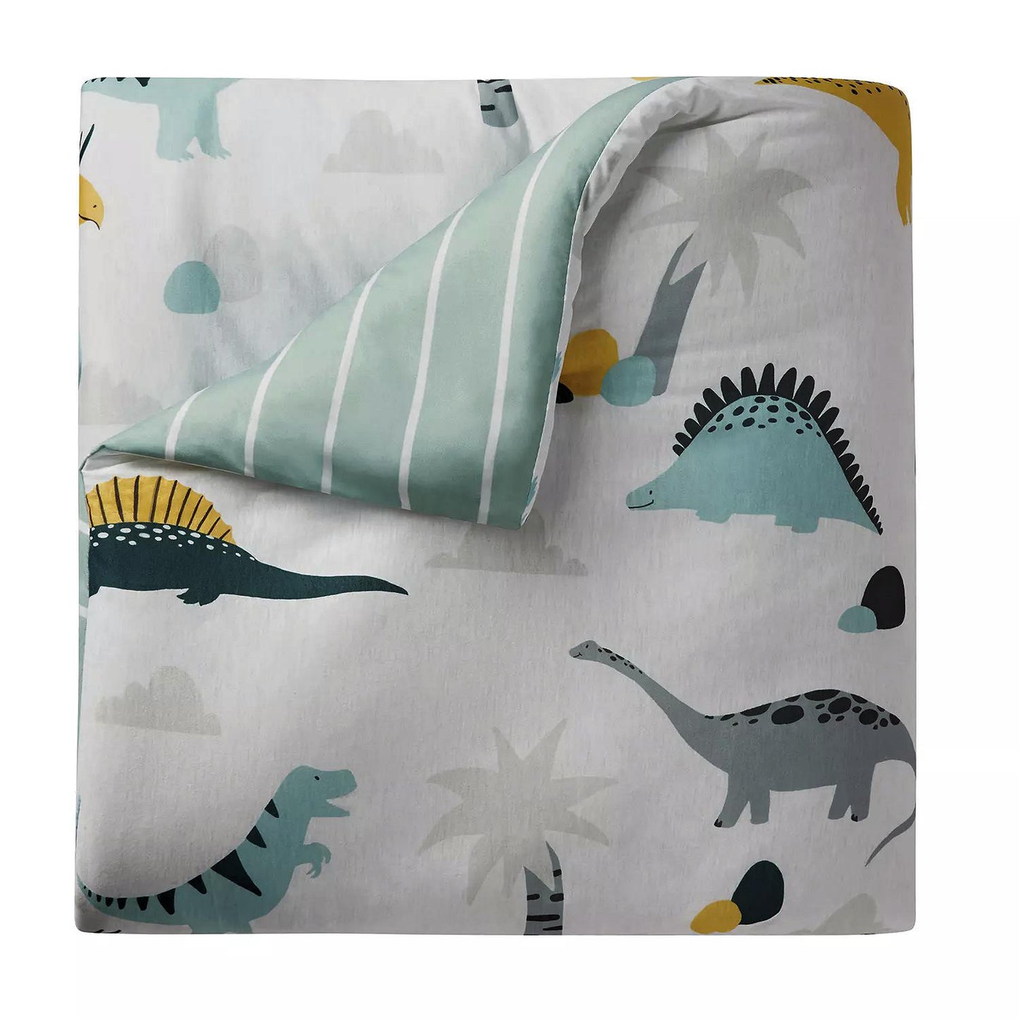 Kids Jersey Reversible Bed-in-a-Bag 8 Pc Comforter Set Dinosaur Full