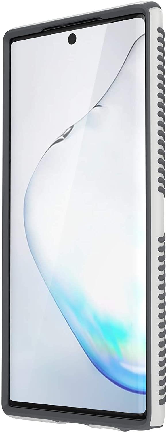 Speck Presidio Grip Samsung Galaxy Note 10 Case, Marble Grey/Anthracite Grey