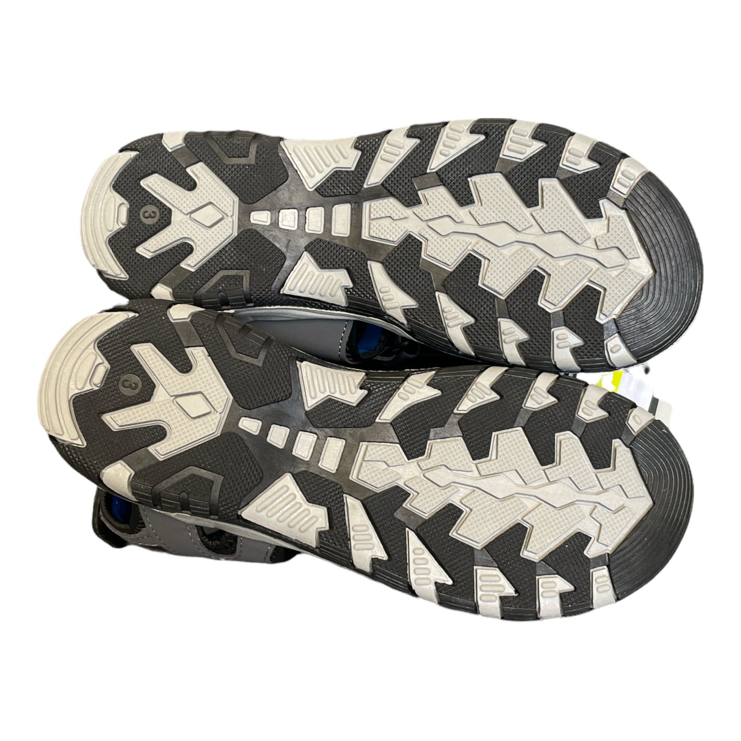 Eddie Bauer Big Boy's Adjustable Strap River Sandal, Blue/Gray Camo