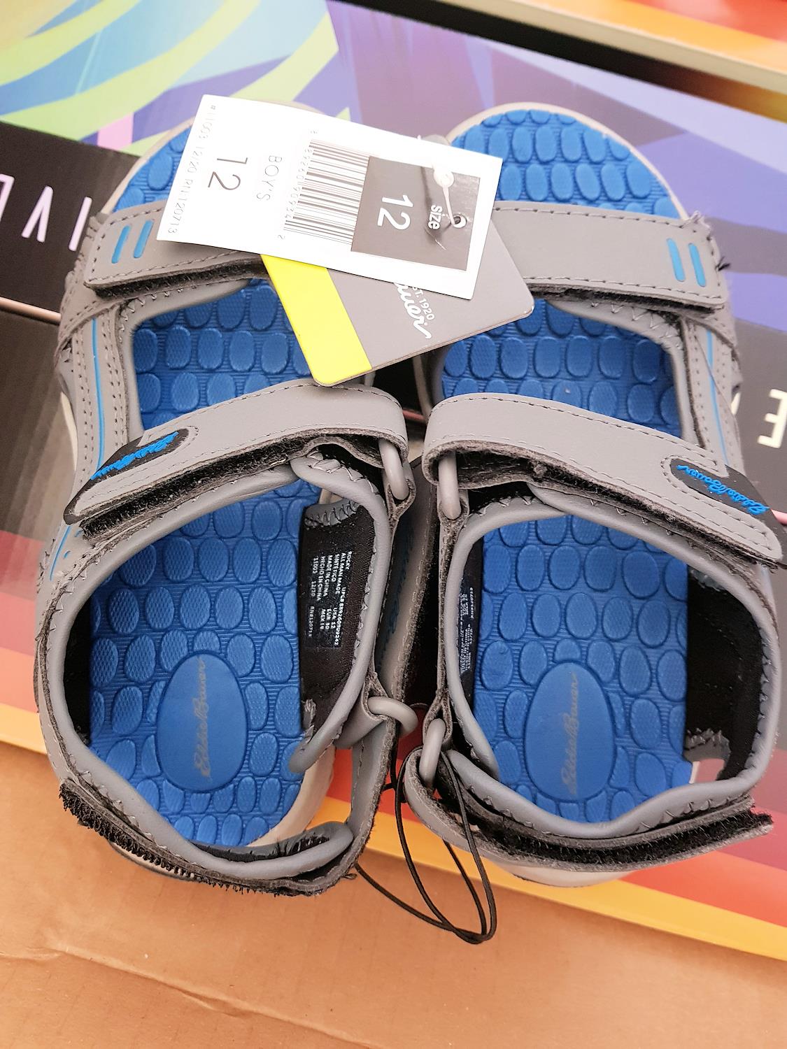 Eddie Bauer Rocky Blue Gray River Sandals Size 12 or 13