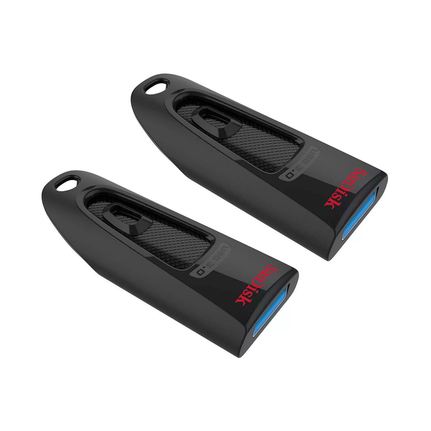 SanDisk 64GB Ultra USB 3.0 Flash Drive (2 Pack) Secure Encryption 130MB/s Read Speed