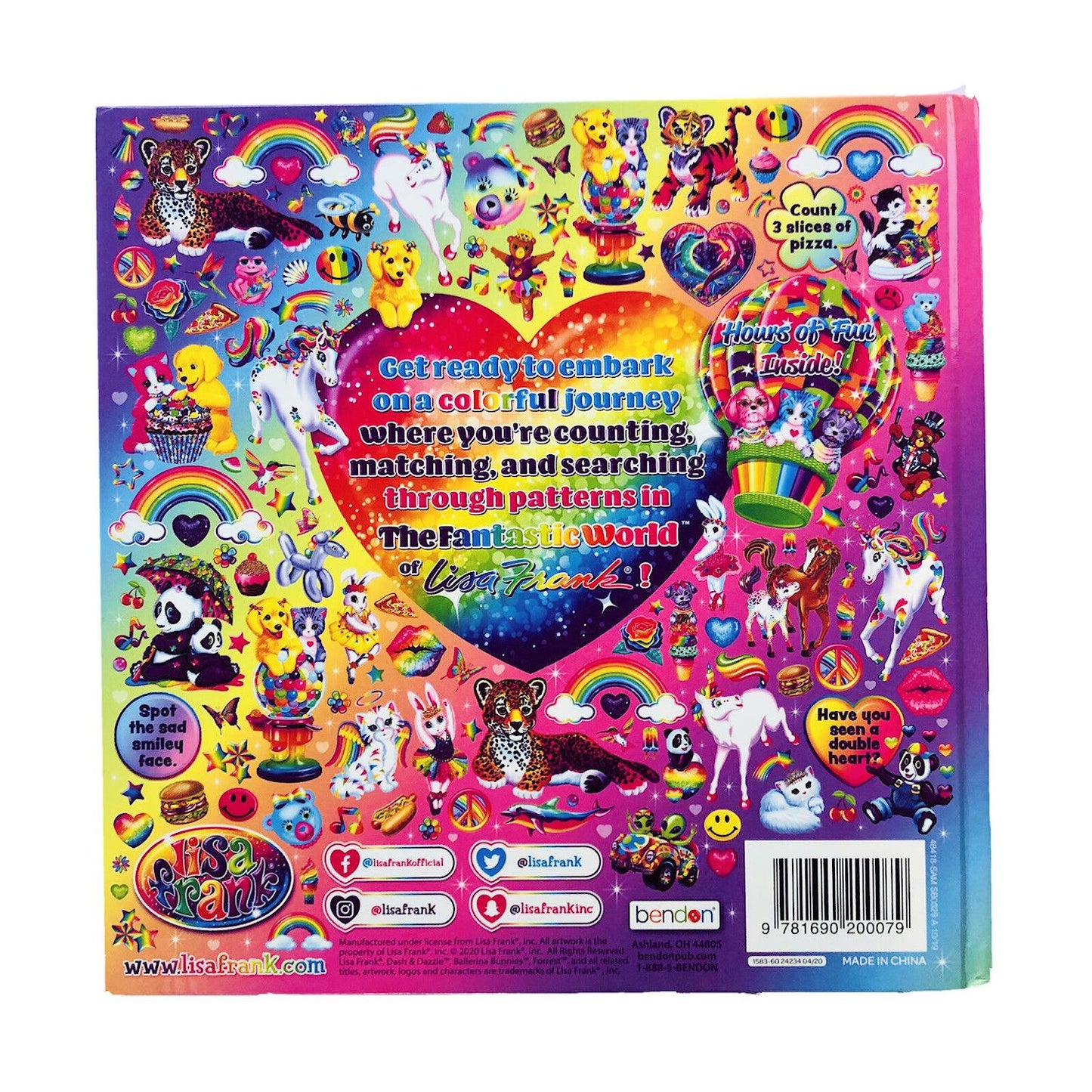 Lisa Frank Puzzle Game Book - Lisa Frank Puzzle Pictures, Hidden Pictures, Lisa Frank Find It Fun