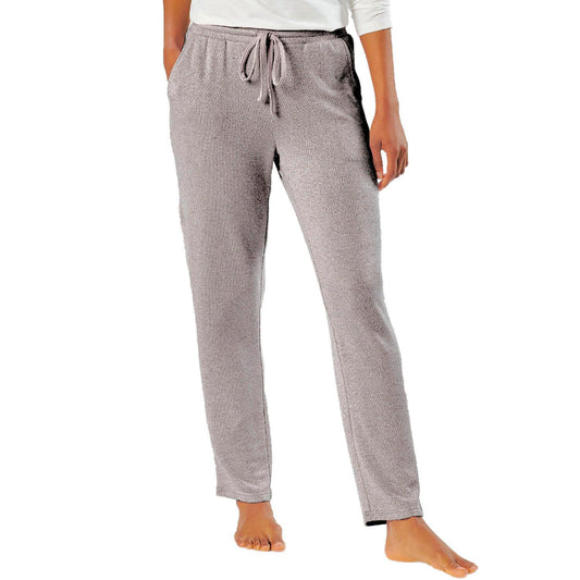 Natori Ankle Length Soft Stretch Knit Lounge Pants Gray