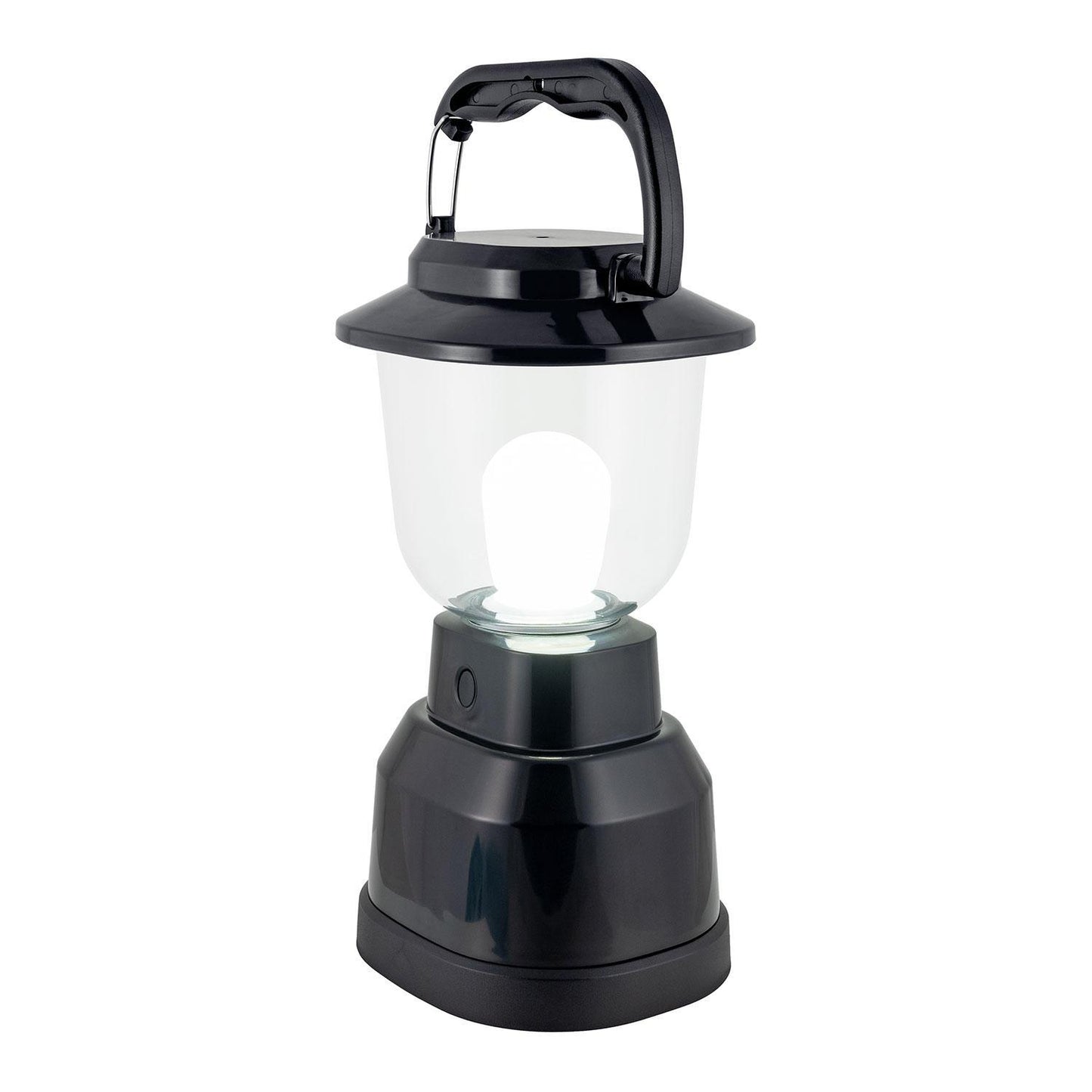 EcoScapes Dual Power LED Rechargeable Dimmable Lantern Black