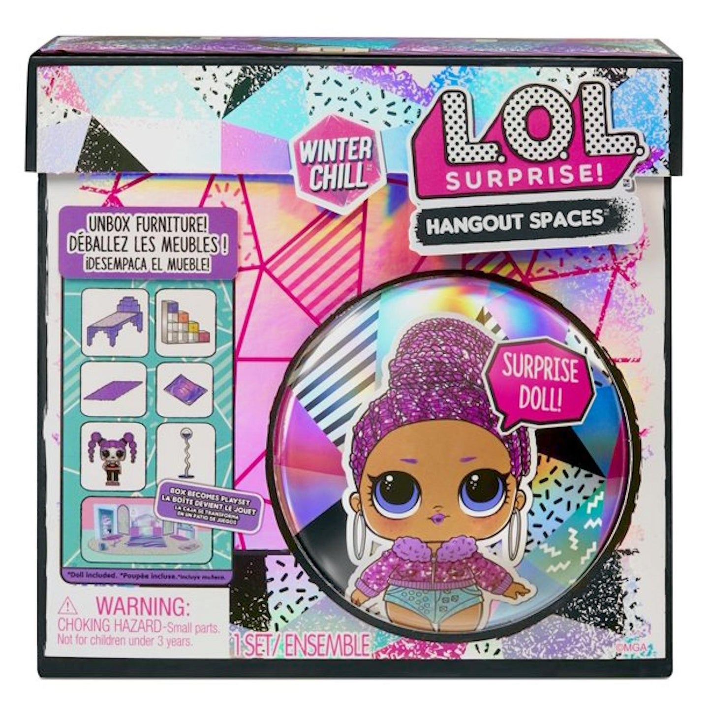 LOL Surprise Winter Chill Hangout Spaces Furniture Playset Choose Doll