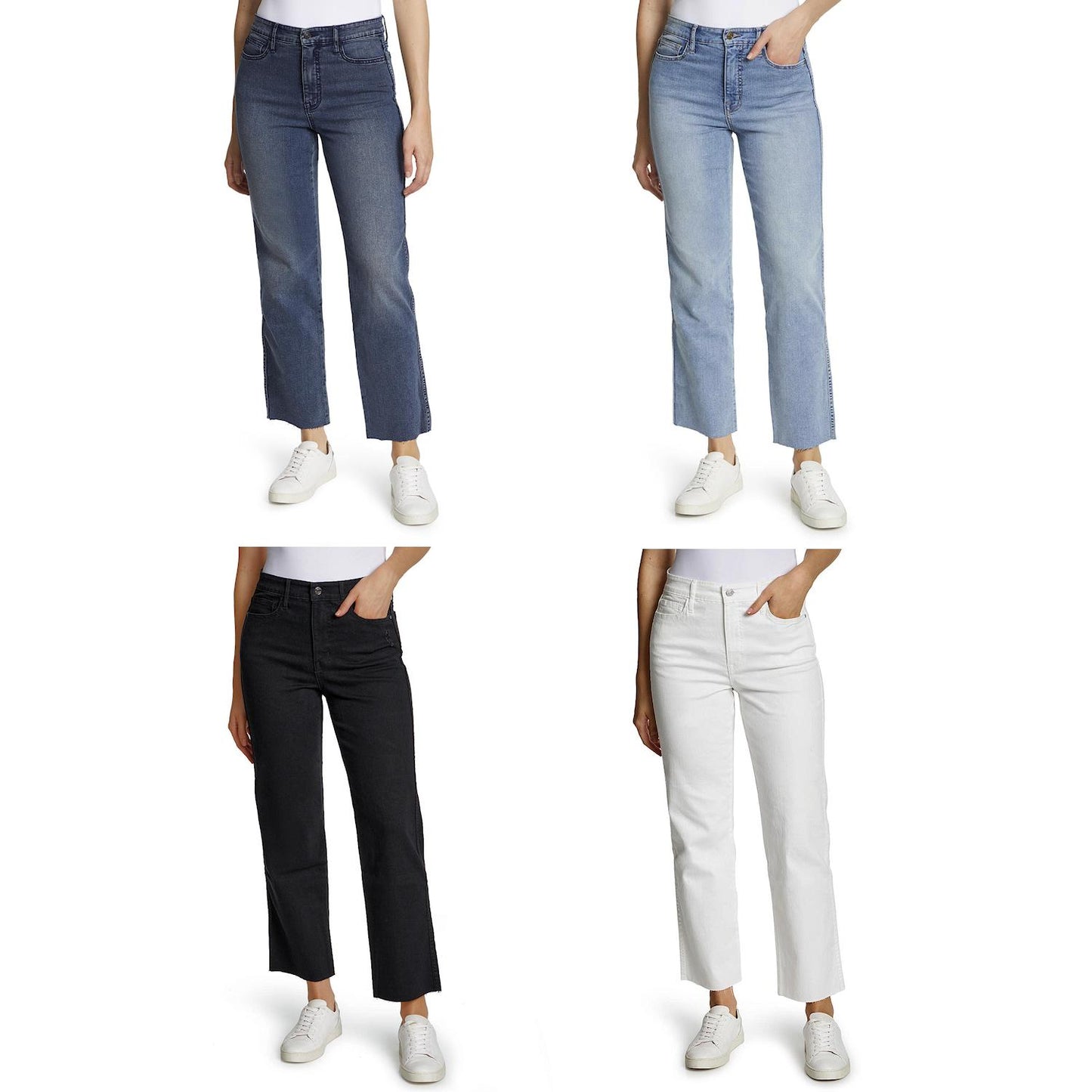 Social Standard By Sanctuary 5 Pocket High Rise Crop Straight Jeans
