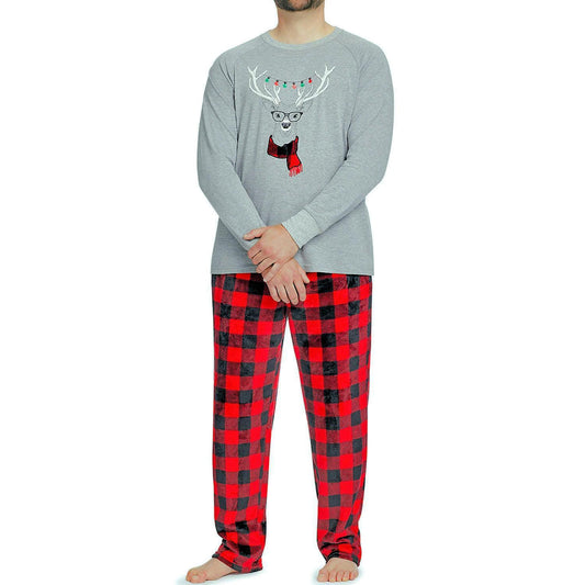 HOLIDAY #FAMJAMS Men's Pajamas Reindeer