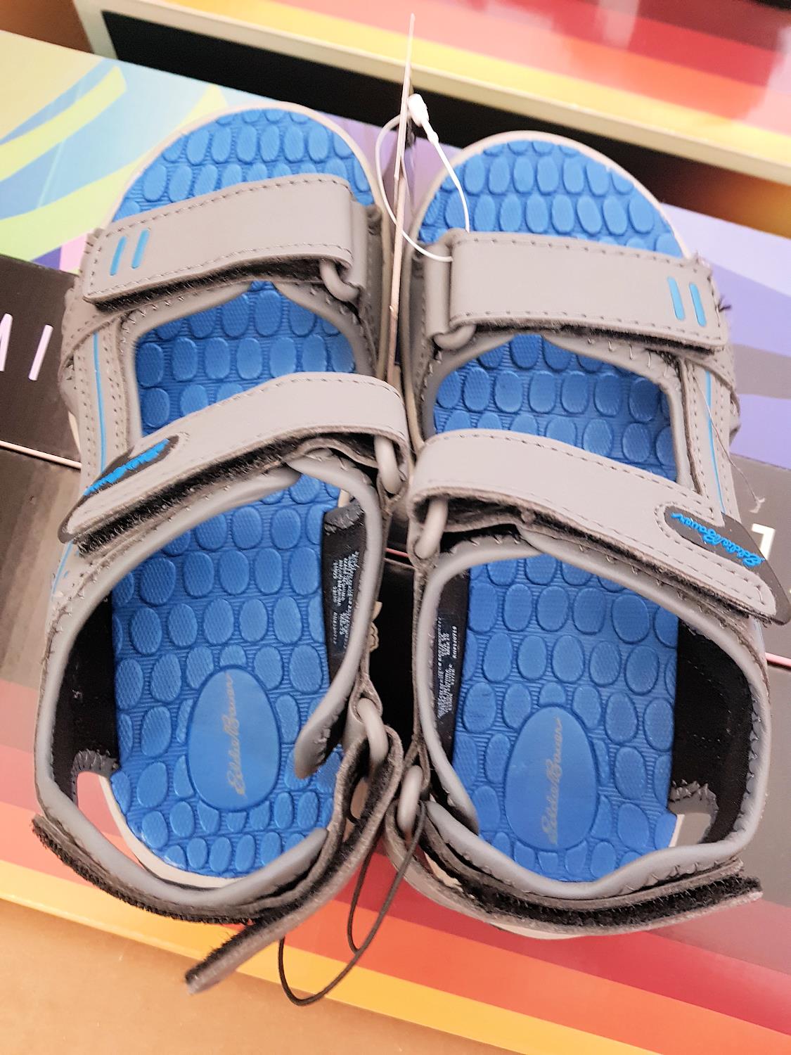 Eddie Bauer Rocky Blue Gray River Sandals Size 12 or 13