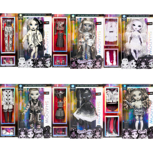 Rainbow High Shadow Series 1 Designer Outfits to Mix & Match with Accessories, Great Gift for Kids 6-12 Years Old and Collectors